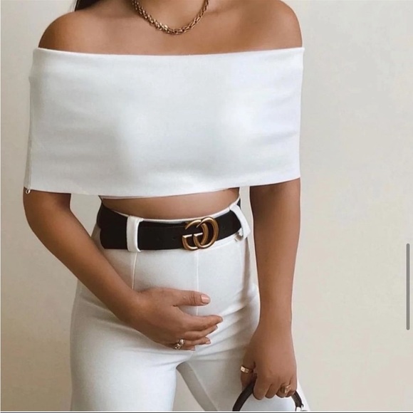 Zara white crop top - Picture 2 of 11